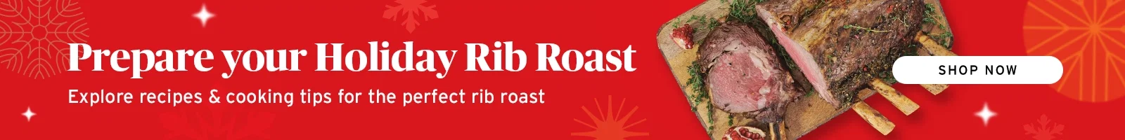 Holiday rib roast