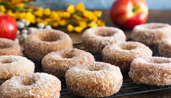 Apple Cider Baked Doughnuts