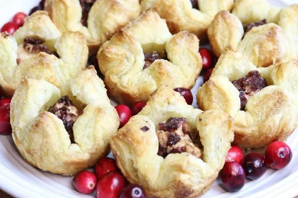 Cranberry & Cinnamon Goat Cheese Tartlets