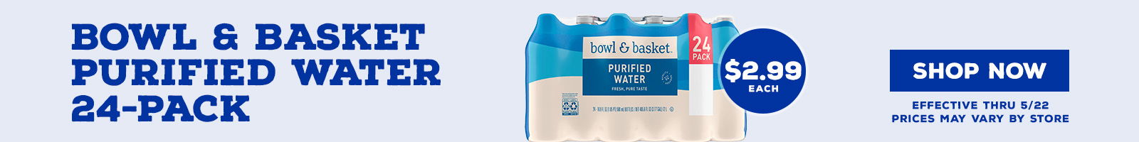 Bowl and basket water