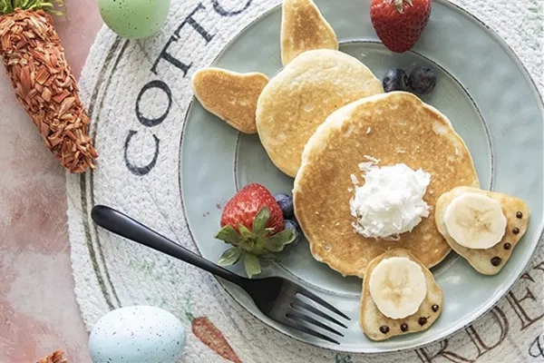 Bunny pancakes