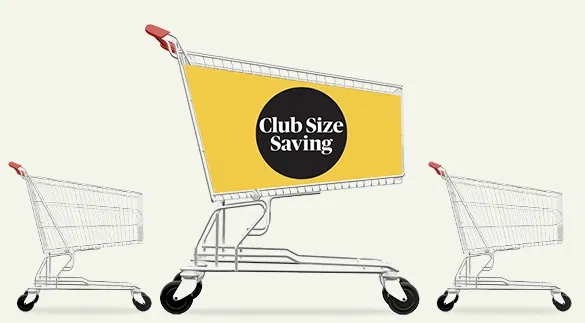 Club Size Savings 