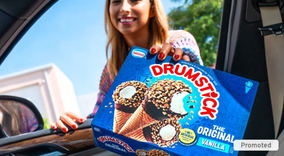 Get your snack on with Drumstick® Novelties