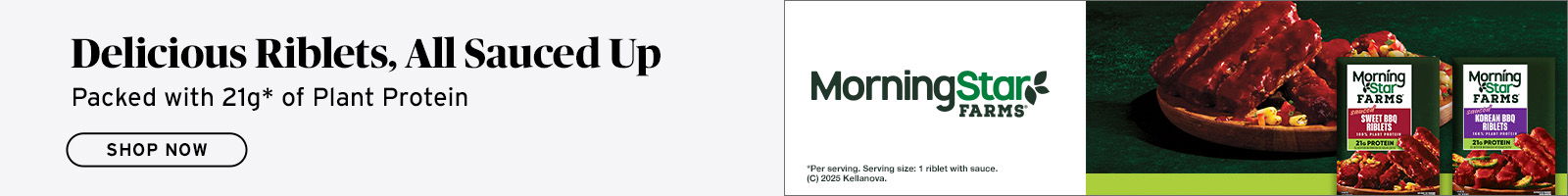 Promoted Kellanova Morningstar Riblets