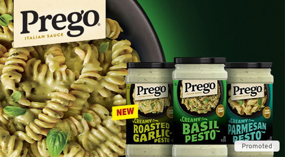 Introducing! NEW Prego Pesto