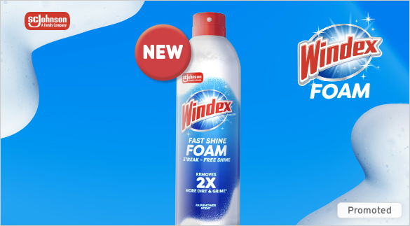 Introducing Windex Foam