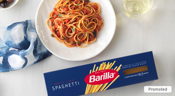 Barilla pasta perfectly al dente every time 