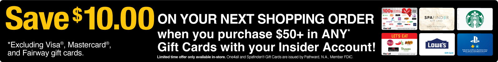 Gift Card Promo