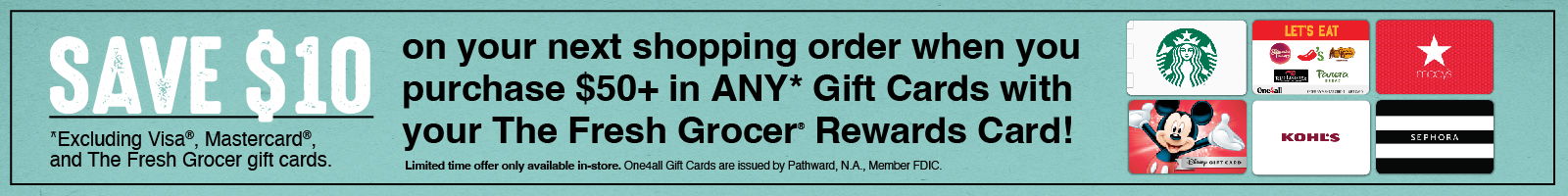 gift card promo