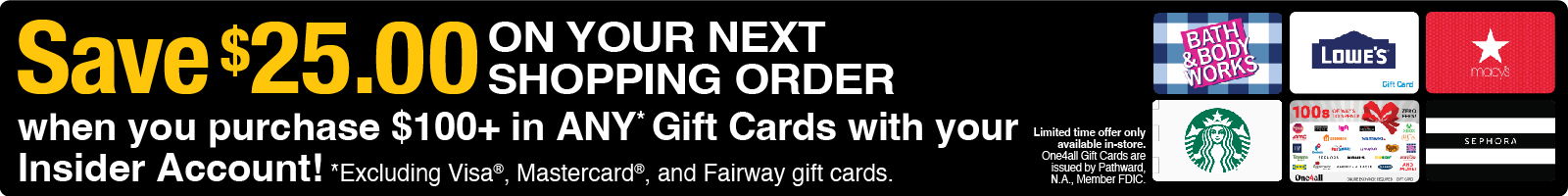 gift card promo