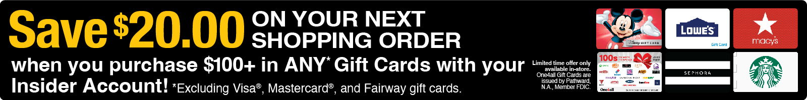 Gift Card Promo