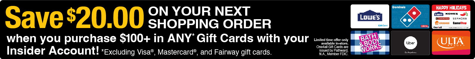 Gift Card Promo