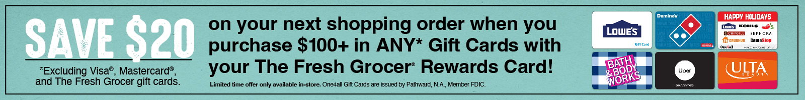 Gift Card Promo