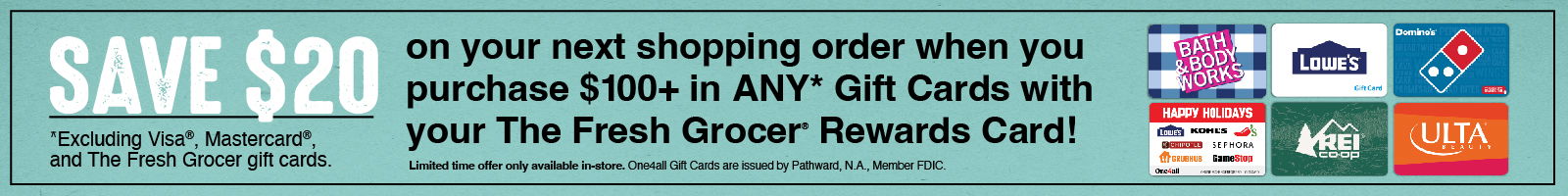 Gift Card Promo