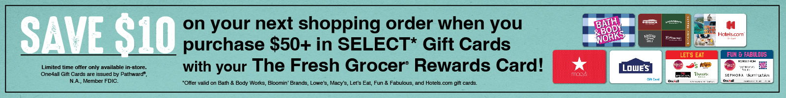 gift card promo