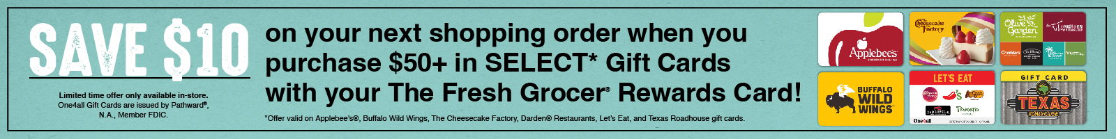 gift card promo