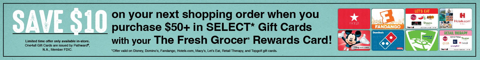 gift card promo