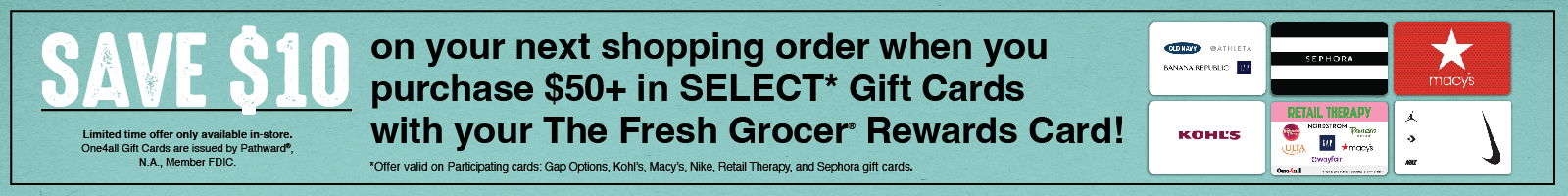 Gift Card Promo