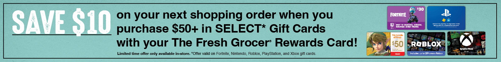 Gift Card Promo