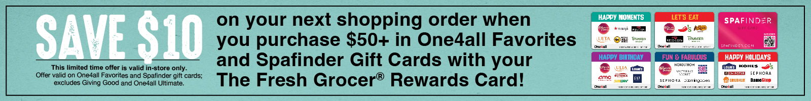 gift card promo