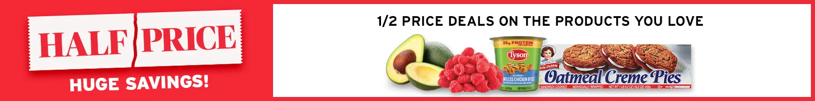 half price sale