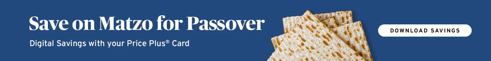 save on Matzo for Passover