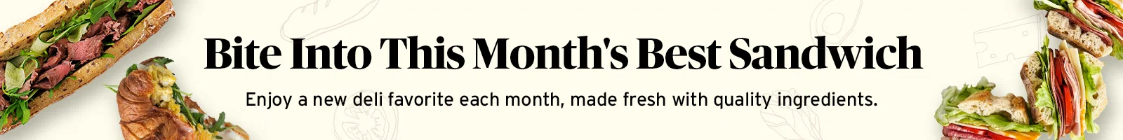 sandwich of the month