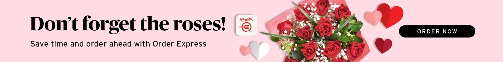 Order Valentine's Day roses from Order Express
