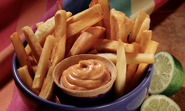 Yucca Fries with Spiced Mayonnaise
