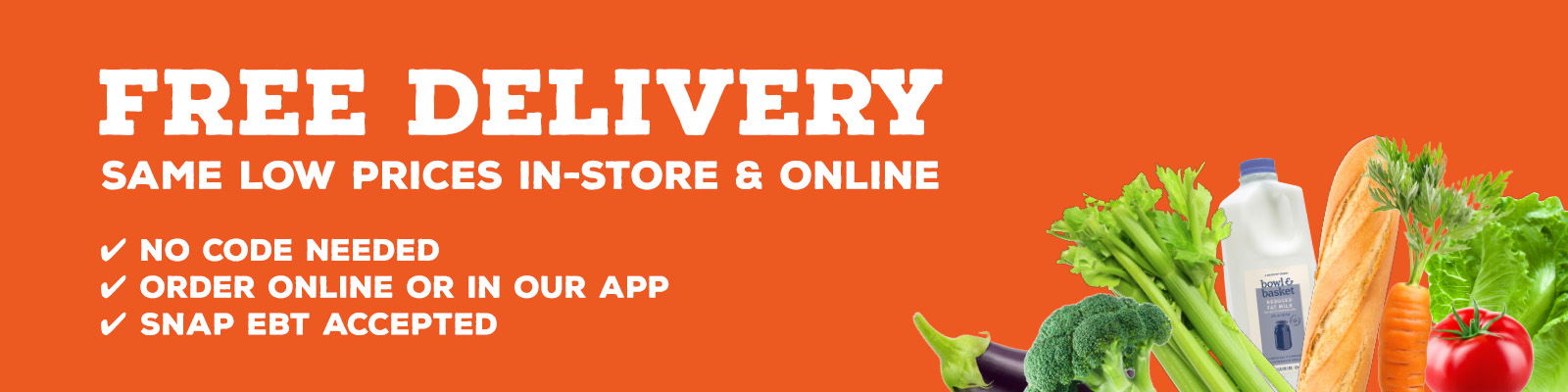 Online Grocery Delivery Now Available