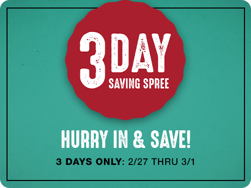 Three Day Sale