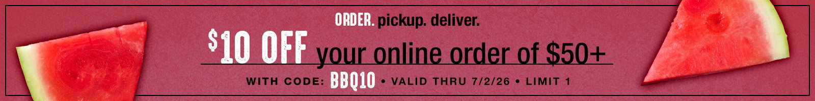 10 off 50 code BBQ10