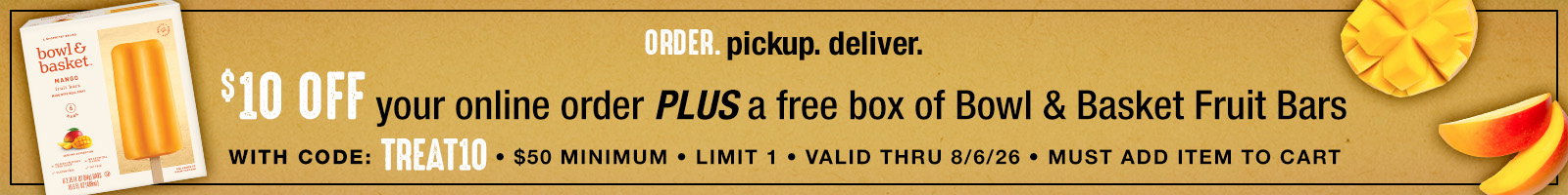 Treat10 for 10 off