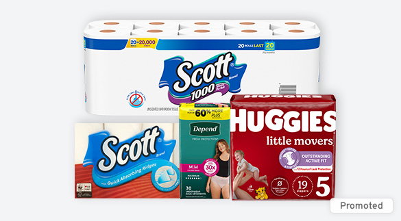 Save $10! When you spend $25+ on select Kimberly Clarkproducts.
