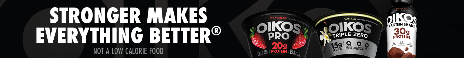 danone oikos stronger makes everything better