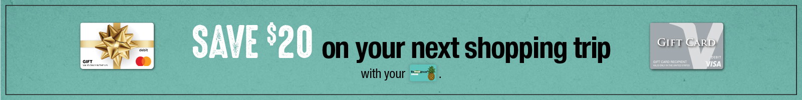Gift card promo
