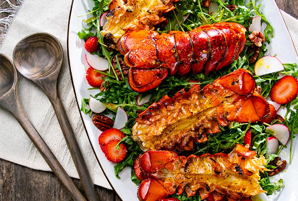 Grilled Citrus Lobster Tails