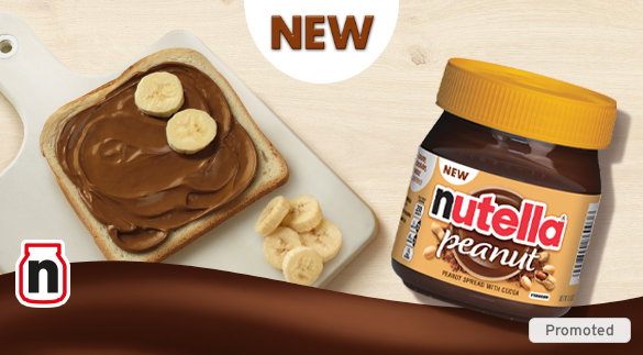 spread a smile with Nutella Peanut & Cocoa