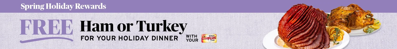 Earn a FREE Holiday Dinner Favorite
