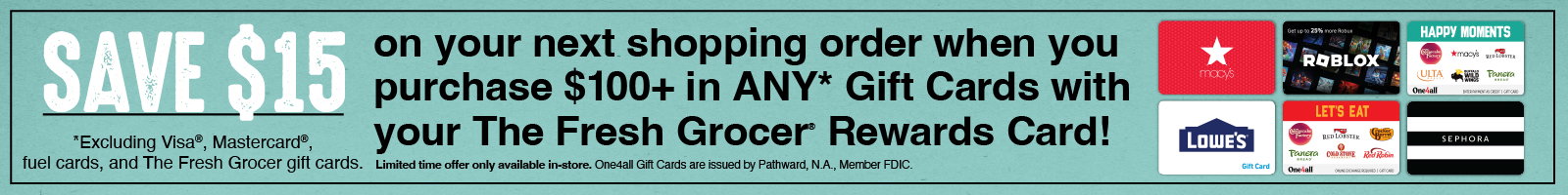 Gift Card Promo