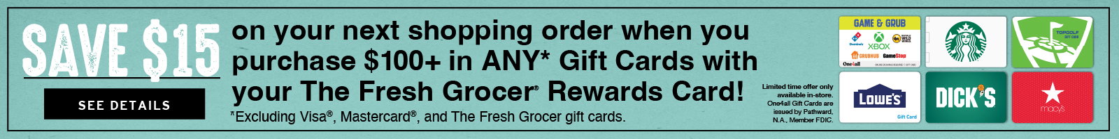 Gift Card Promo