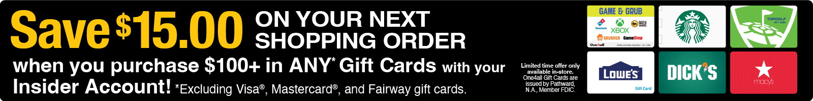 Gift Card Promo