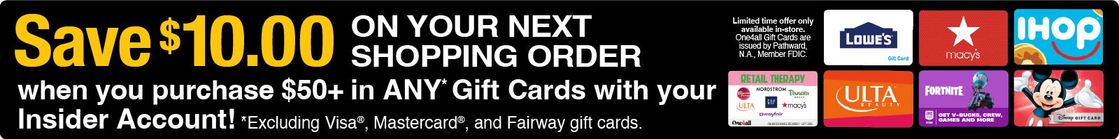 Gift Card Promo