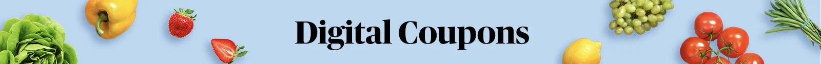 Save with Digital Coupons