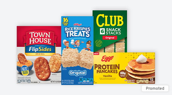 Save $5 when you spend $25+ on select Kellanova products