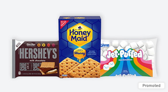  Save $5! When you spend $15+ on select Kraft, Hershey, & Honey Maid products.