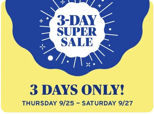Three Day Sale