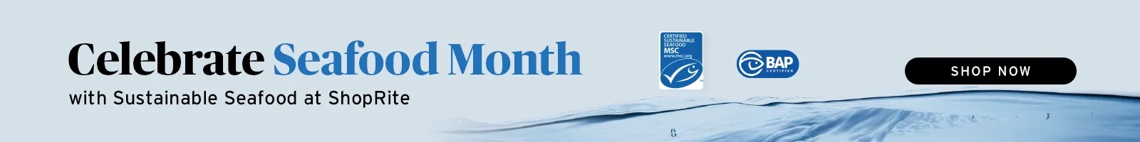 celebrate sustainable seafood month