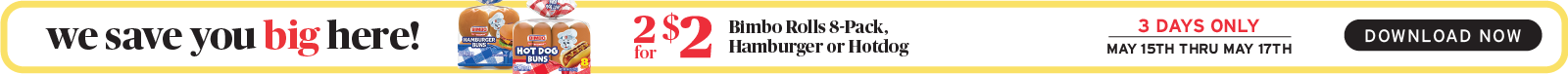 DIGITAL DEAL: Bimbo Buns 2 for $2 with Digital Coupon