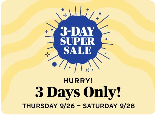 Three Day Sale